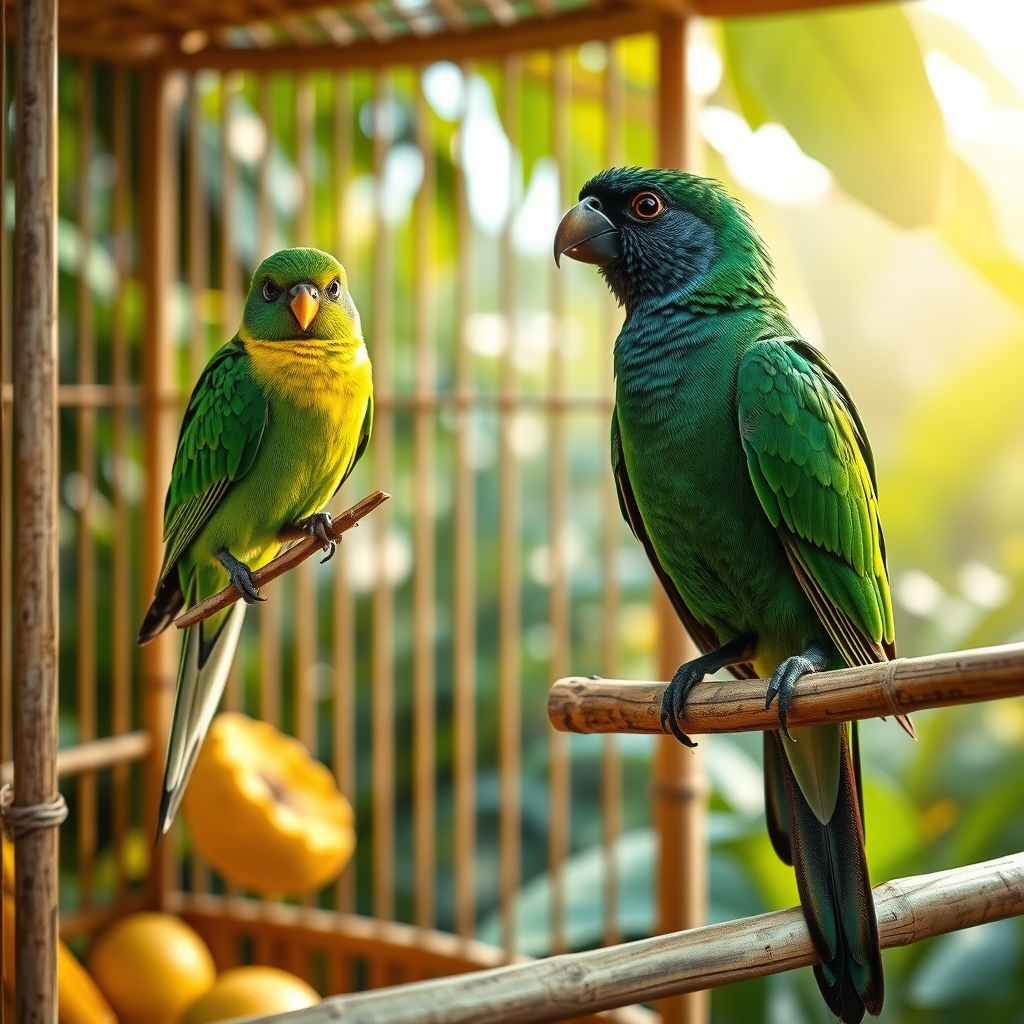 Mengoptimalkan Potensi Burung Pleci dan Cucak Hijau: Teknik Perawatan dan Masteran untuk Kicauan Juara di Lomba Kicau
