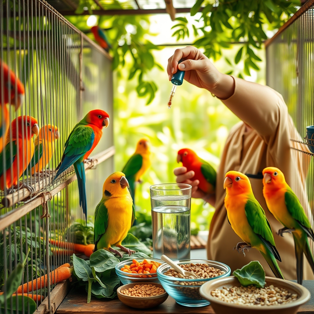 Panduan Lengkap Pemberian Vitamin untuk Ternak Burung yang Sehat dan Produktif